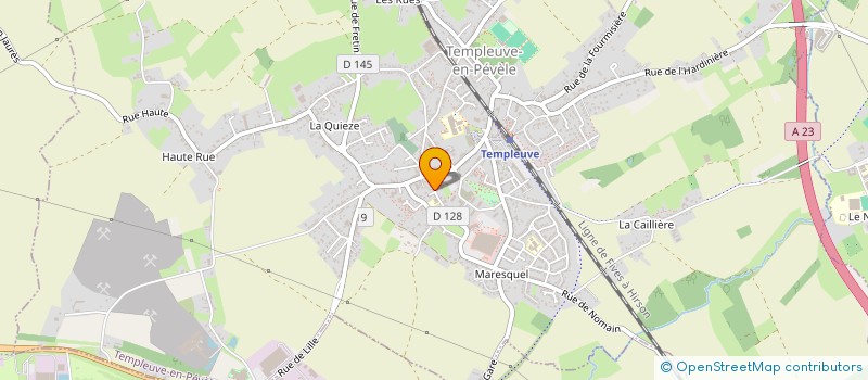 localisation de l'entreprise AVES SECURITE à TEMPLEUVE-EN-PEVELE