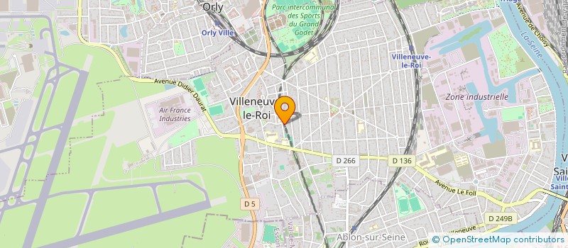 localisation de l'entreprise AVESA G à VILLENEUVE-LE-ROI