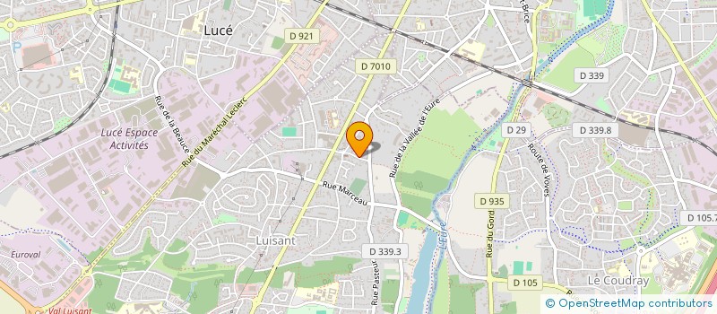 localisation de l'entreprise AVESCOM à LUISANT