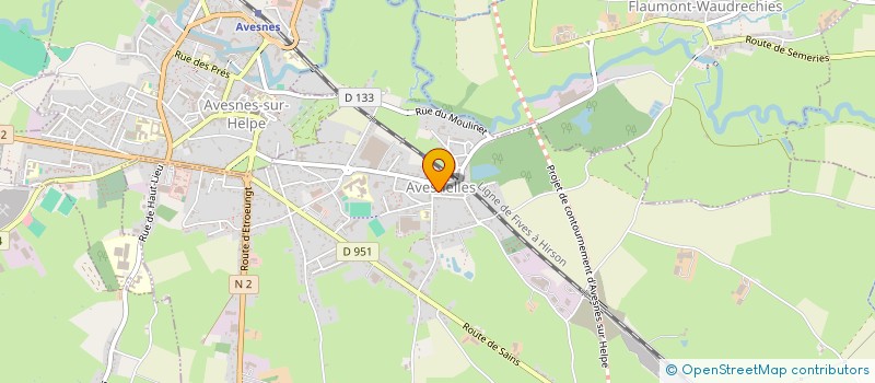 localisation de l'entreprise AVESNELLES SOLIDARI' T - TELETHON AVESNELLOIS à AVESNELLES