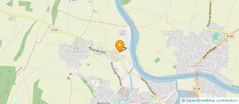 localisation de l'entreprise AVESS'IMMO  CHAVANOZ