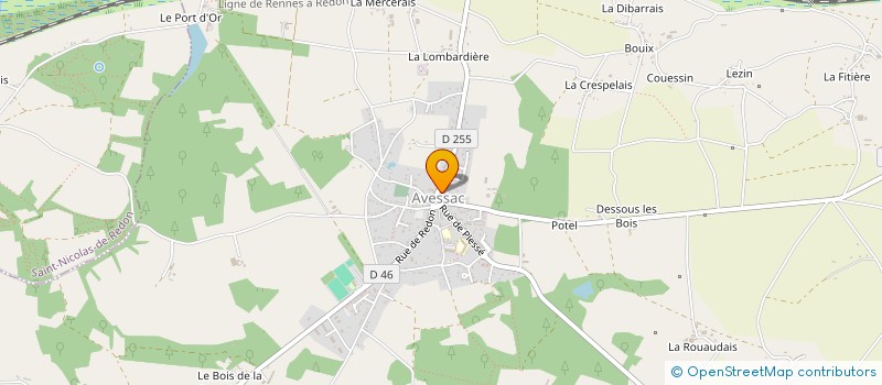 localisation de l'entreprise AVESSAC SANS FRONTIERES  AVESSAC