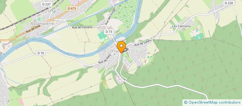 localisation de l'entreprise AVESTA  FRAISANS