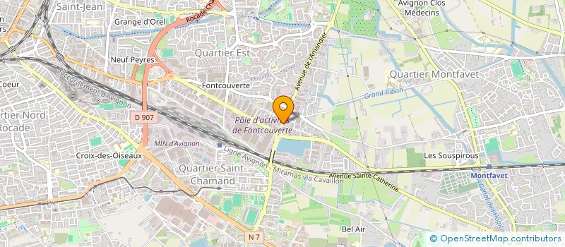 localisation de l'entreprise AVEX  AVIGNON