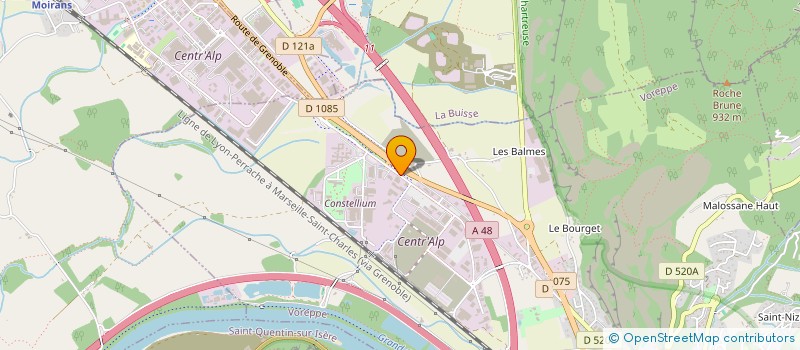 localisation de l'entreprise AVEX à VOREPPE
