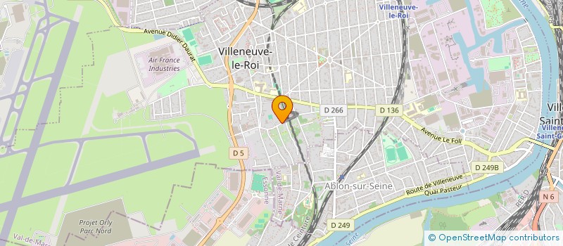localisation de l'entreprise AVEX à VILLENEUVE-LE-ROI