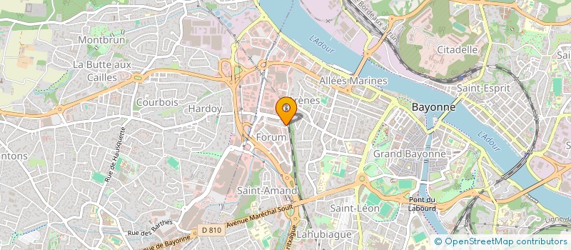 localisation de l'entreprise AVEY  BAYONNE