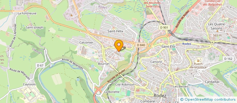 localisation de l'entreprise AVEYRON CUISINE AMENAGEMENT à RODEZ