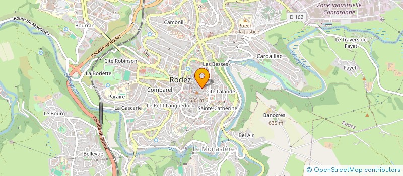 localisation de l'entreprise AVEYRON HABITAT SOCIETE ANONYME D'HABITATIONS A LOYER MODERE  RODEZ