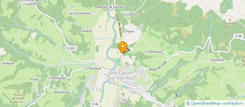 localisation de l'entreprise AVEYRON SAM CONSTRUCTIONS  CONQUES-EN-ROUERGUE