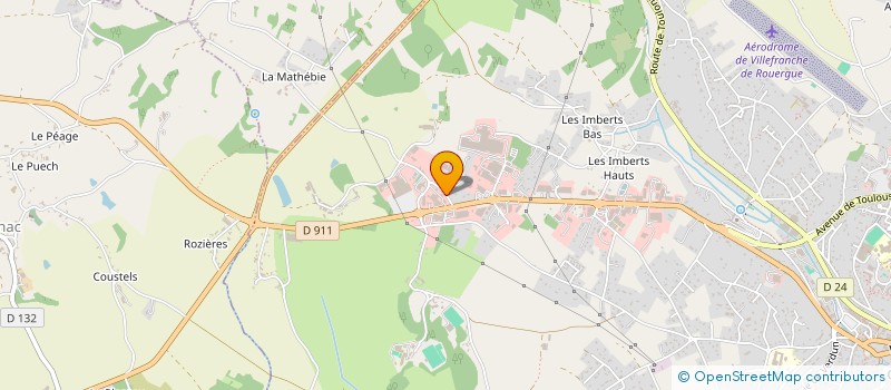 localisation de l'entreprise AVEYRON VERRES à VILLEFRANCHE-DE-ROUERGUE