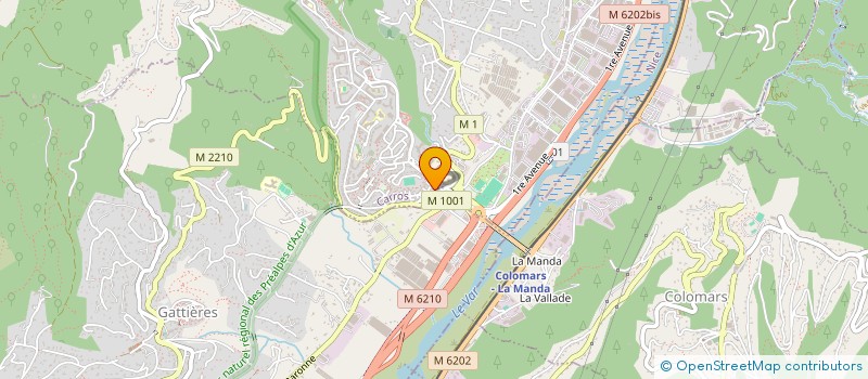 localisation de l'entreprise AVEYROS à CARROS