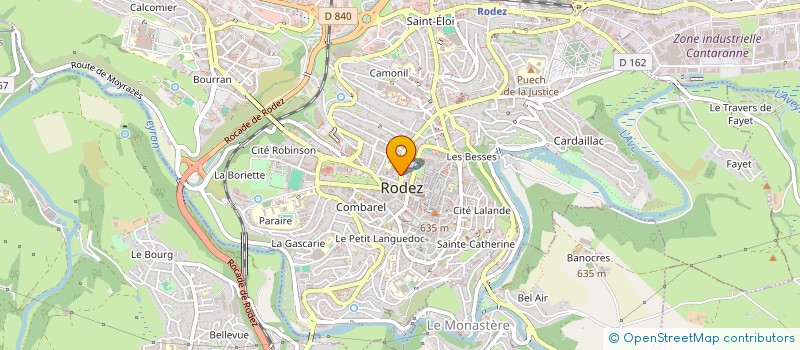 localisation de l'entreprise AVEYZIKAL  RODEZ