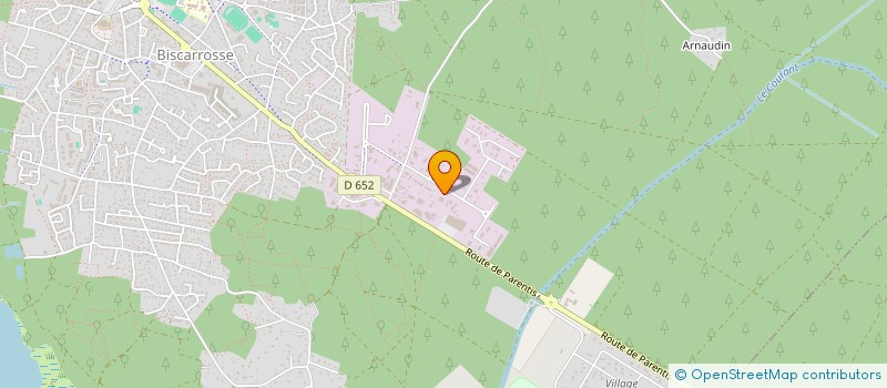 localisation de l'entreprise AVF  BISCARROSSE