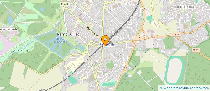 localisation de l'entreprise AVF  RAMBOUILLET