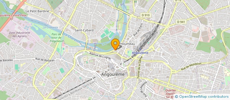 localisation de l'entreprise AVF ANGOULEME à ANGOULEME
