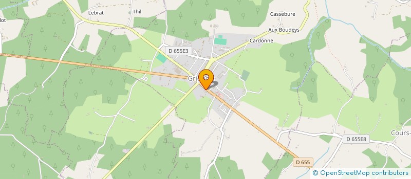 localisation de l'entreprise AVF ASSOCIES à GRIGNOLS