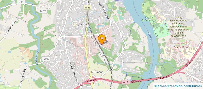 localisation de l'entreprise AVF AUTOMOBILES à LA CHAPELLE-SUR-ERDRE