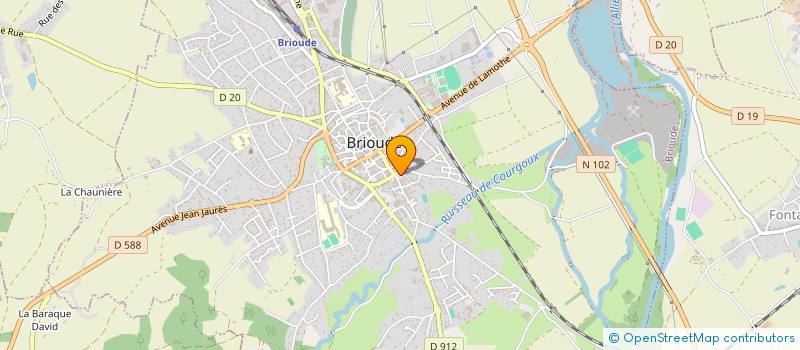 localisation de l'entreprise AVF BRIOUDE à BRIOUDE