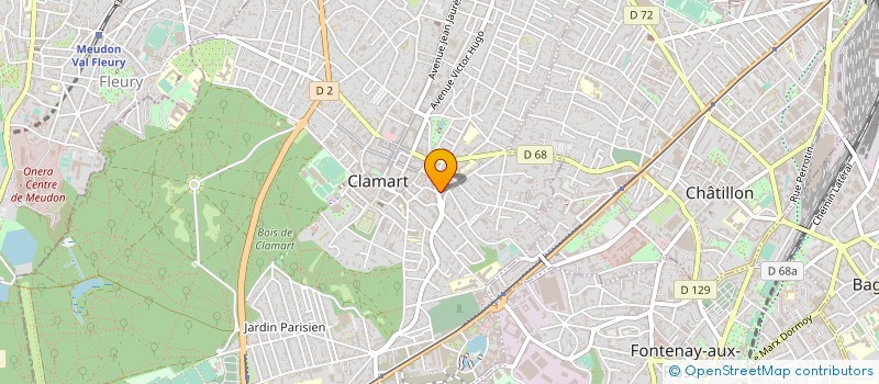 localisation de l'entreprise AVF CLAMART à CLAMART