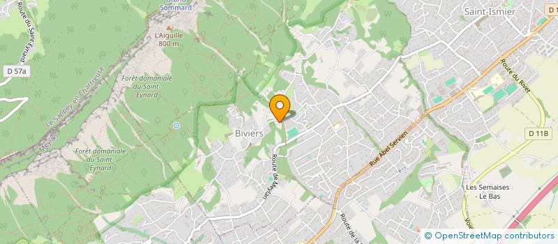 localisation de l'entreprise AVF DEVELOPPEMENT  SAINT-ISMIER