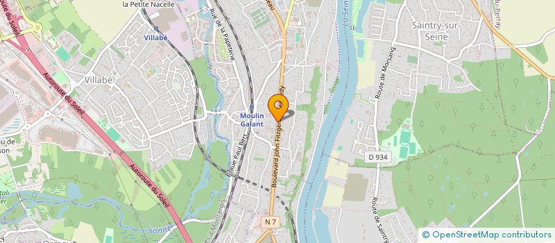 localisation de l'entreprise AVF RENOVATION à CORBEIL-ESSONNES