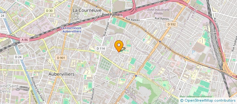 localisation de l'entreprise AVF SECURITE à AUBERVILLIERS