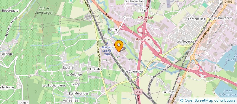 localisation de l'entreprise AVFH SPARTE BOX SAS  MACON