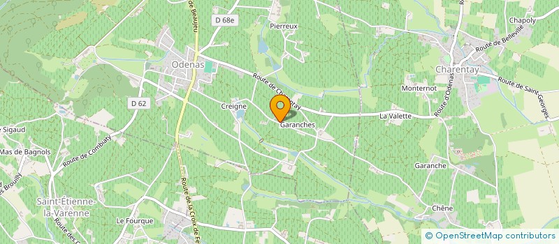 localisation de l'entreprise AVFR.COM à ODENAS