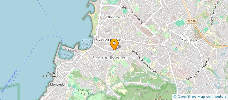 localisation de l'entreprise AVG à MARSEILLE