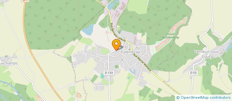 localisation de l'entreprise AVG  FOLEMBRAY