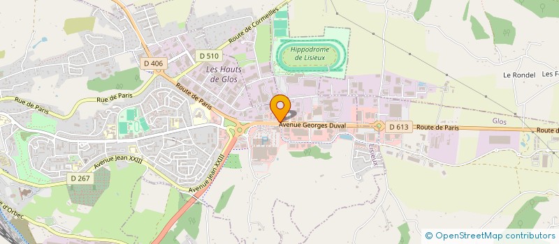 localisation de l'entreprise AVG LISIEUX à LISIEUX