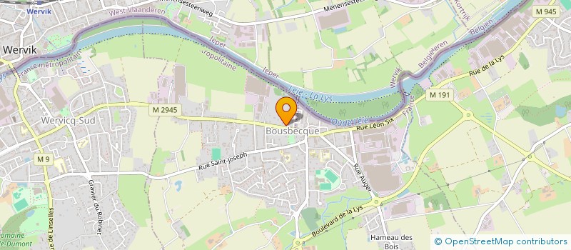 localisation de l'entreprise AVG1  BOUSBECQUE