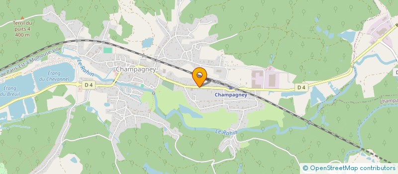 localisation de l'entreprise AVGM  CHAMPAGNEY