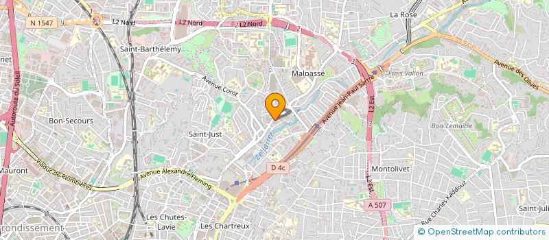 localisation de l'entreprise AVGP CONTROLE à MARSEILLE