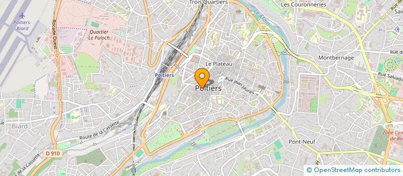 localisation de l'entreprise AVGUST à POITIERS