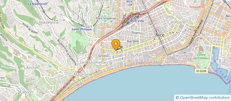 localisation de l'entreprise AVGUSTA à NICE