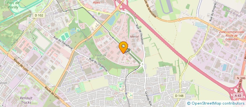 localisation de l'entreprise AVH  SAINT-PRIEST