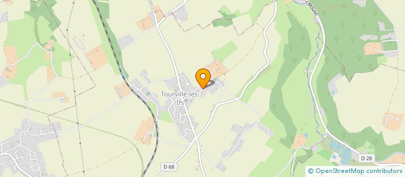 localisation de l'entreprise AVH  TOURVILLE-LES-IFS