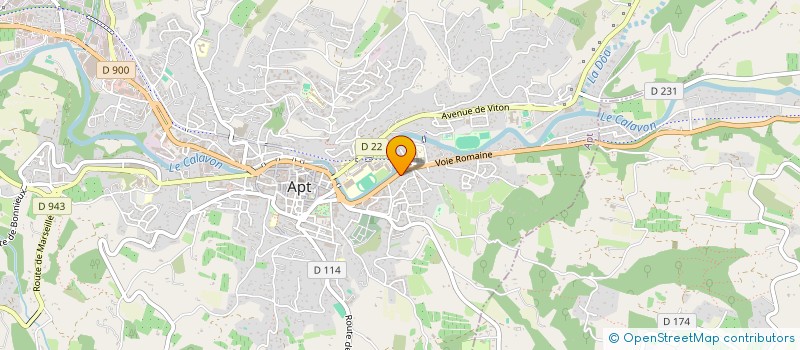 localisation de l'entreprise AVH ASSOCIATION VAUCLUSIENNE D'HERPETOLOGIE à APT