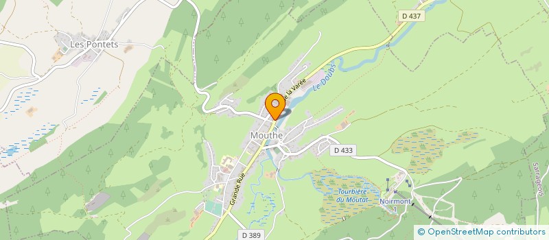 localisation de l'entreprise AVH IMMO  MOUTHE