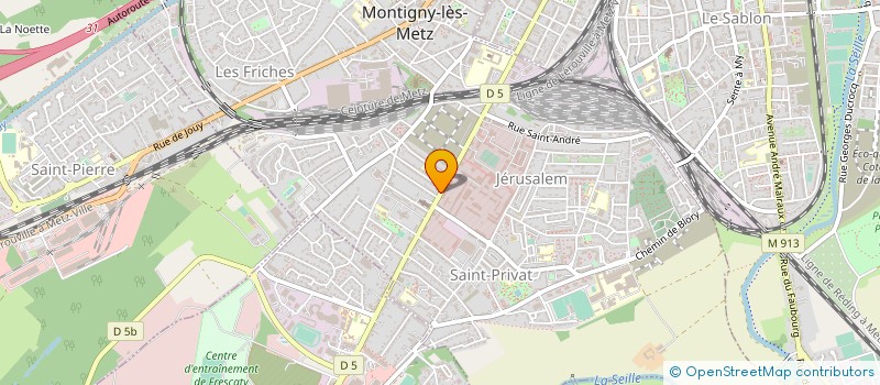 localisation de l'entreprise AVHD  MONTIGNY-LES-METZ