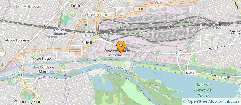 localisation de l'entreprise AVHE à GOURNAY-SUR-MARNE