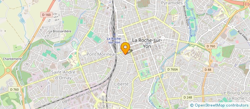 localisation de l'entreprise AVI à LA ROCHE-SUR-YON