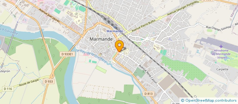 localisation de l'entreprise AVI ACHATS VENTES IMMOBILIERES à MARMANDE