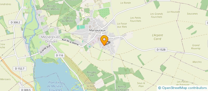 localisation de l'entreprise AVI AGRO ALIMENTAIRE à MEZIERES-EN-DROUAIS