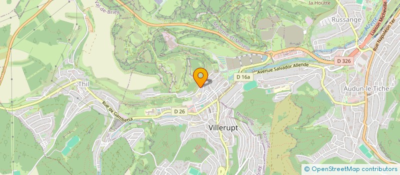 localisation de l'entreprise AVI-BAT  VILLERUPT