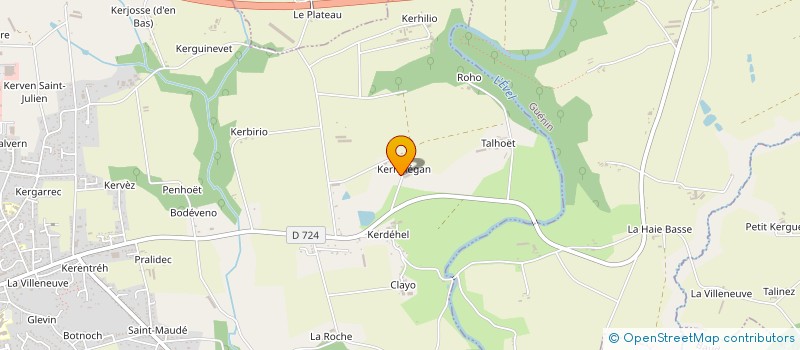 localisation de l'entreprise AVI'BIO à BAUD