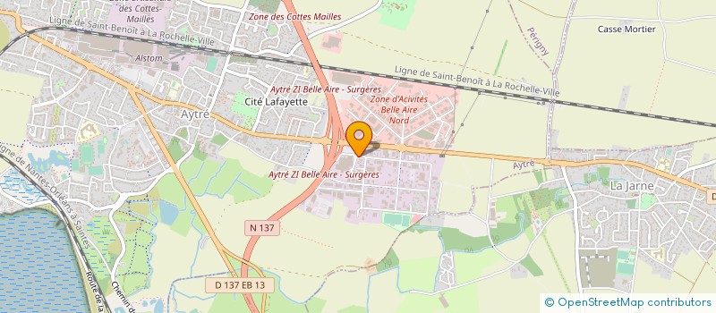 localisation de l'entreprise AVI-CHARENTE à AYTRE