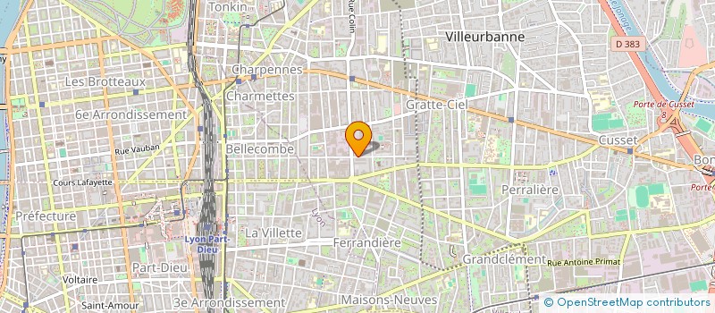 localisation de l'entreprise AVI FRANCE à VILLEURBANNE